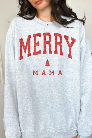 MERRY MAMA CHRISTMAS GRAPHIC SWEATSHIRT